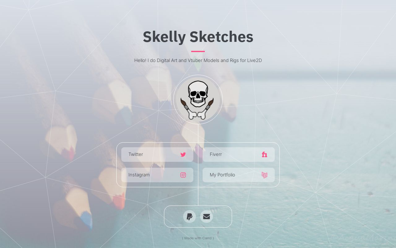 Skelly Sketches Card